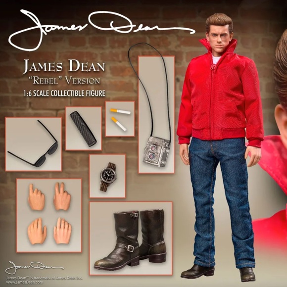 JAMES DEAN Star Ace 1:6 Scale Rebel Without A Cause Collectible Action Figure - Picture 6 of 11